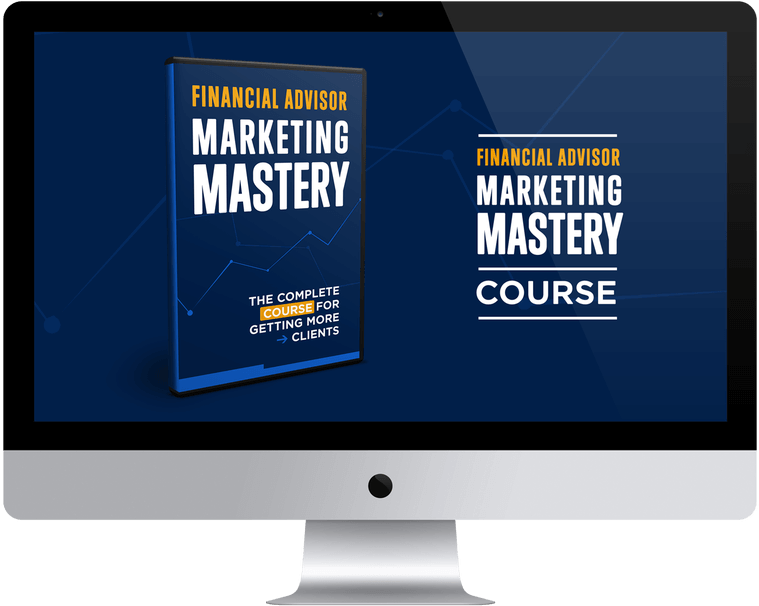 Financial Advisor Marketing Mastery Course Mockup