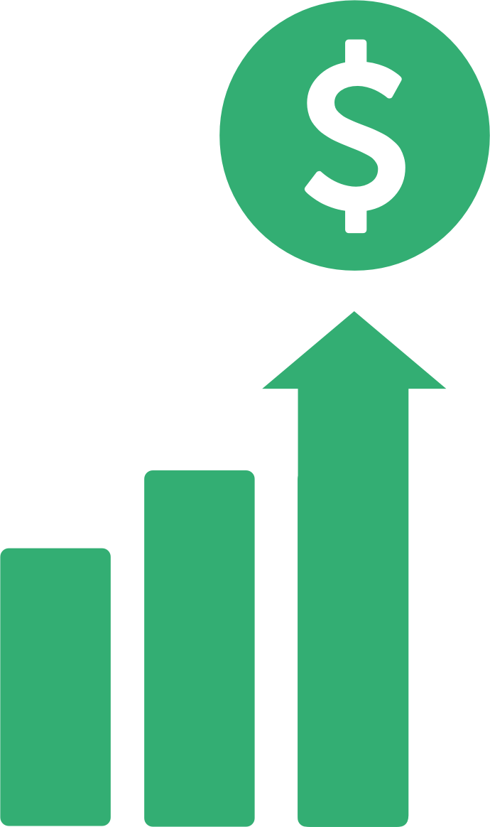 Financial Growth Chart Increase