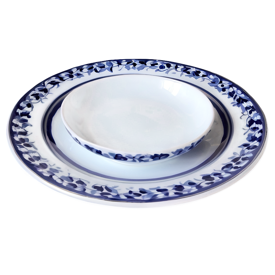 Fine China Plates Png 25