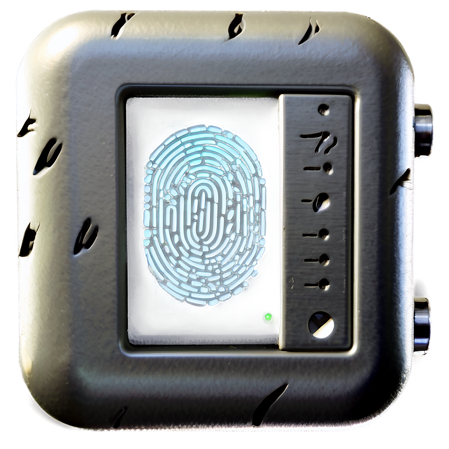 Fingerprint Lock Interface Png Prh5