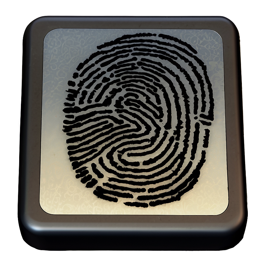 Fingerprint On Digital Pad Png 35