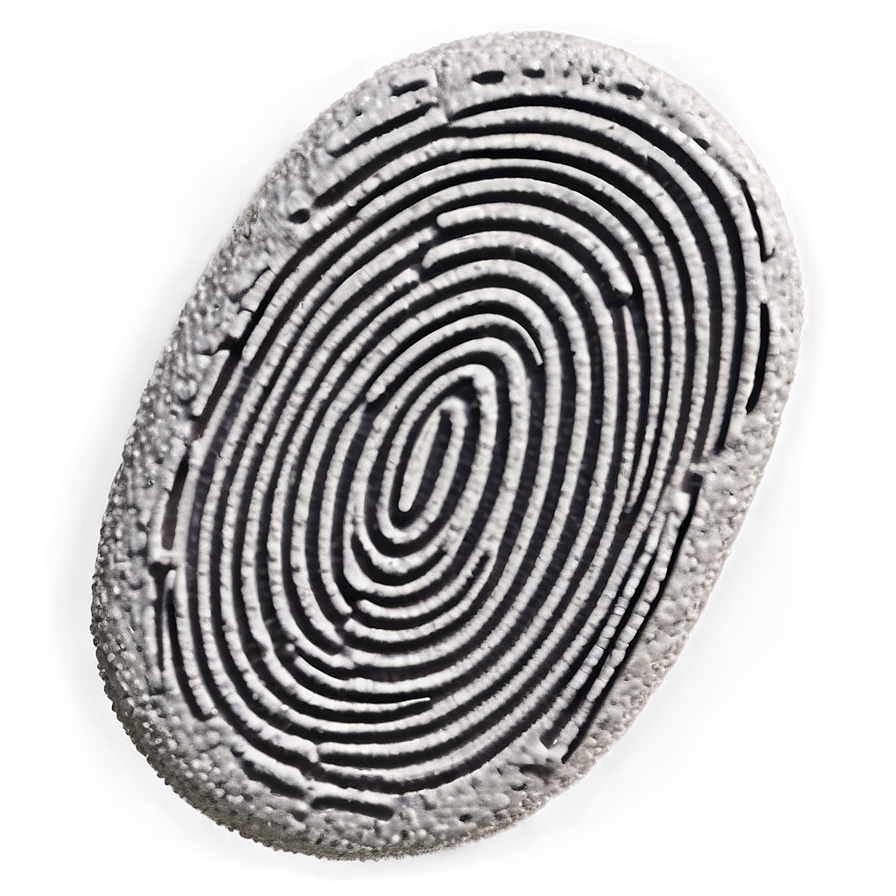 Fingerprint On Dusty Surface Png 05242024