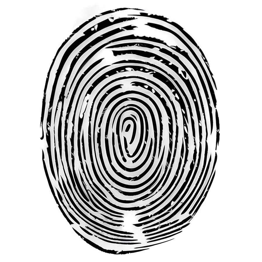 Fingerprint With Abstract Swirls Png Ump