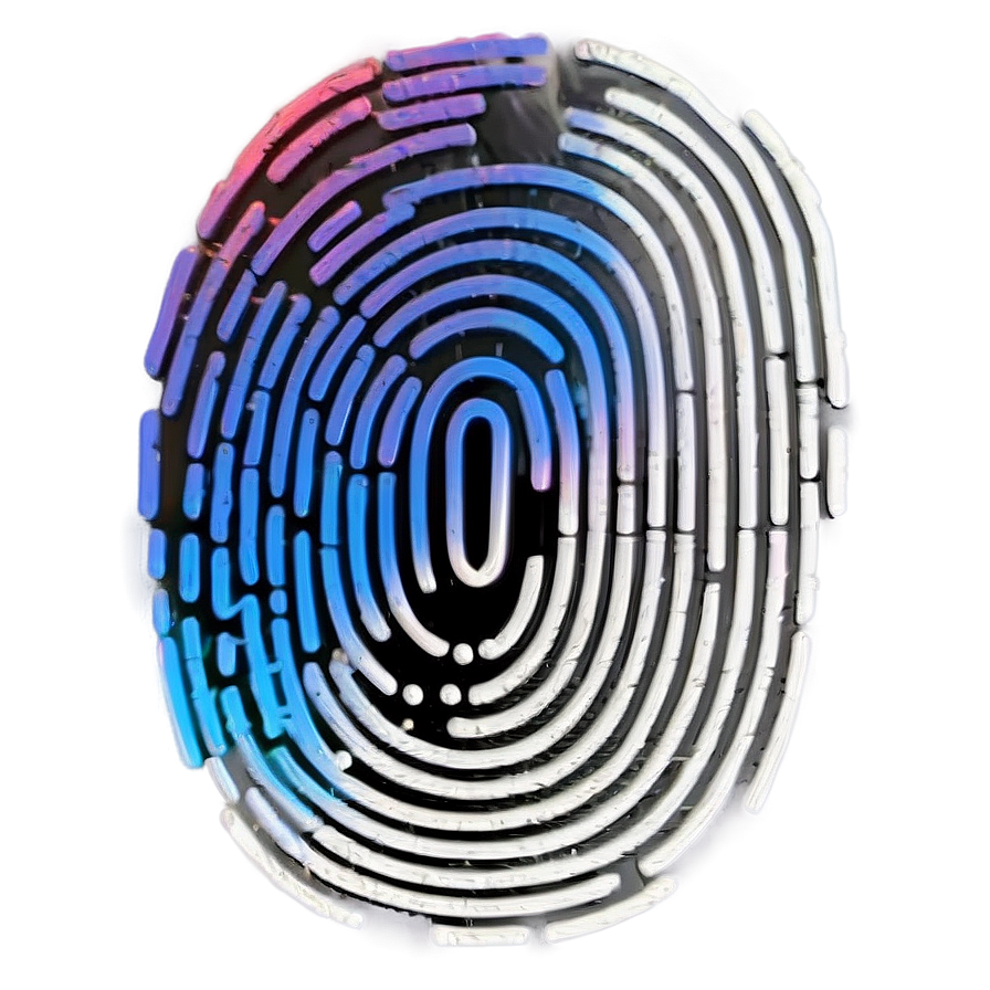 Fingerprint With Binary Code Png Jrl1