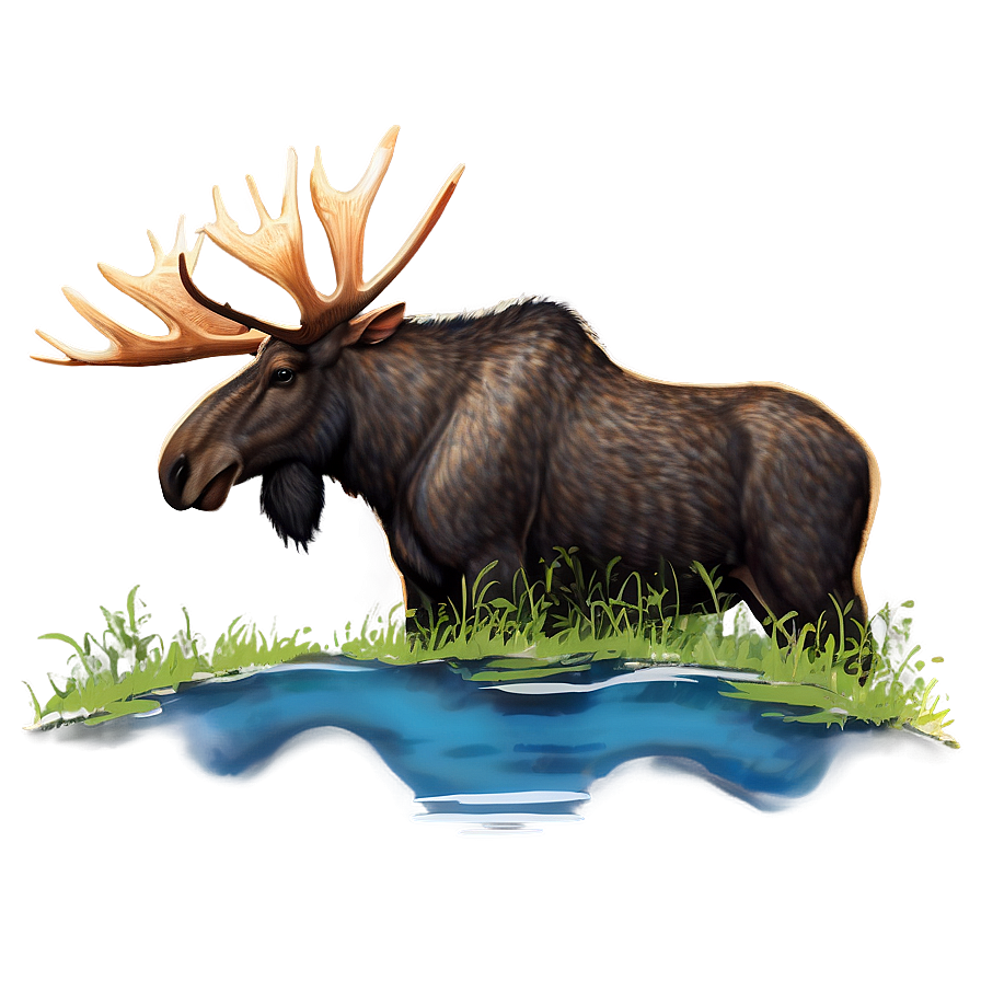 Finland Moose Wildlife Png Lcy