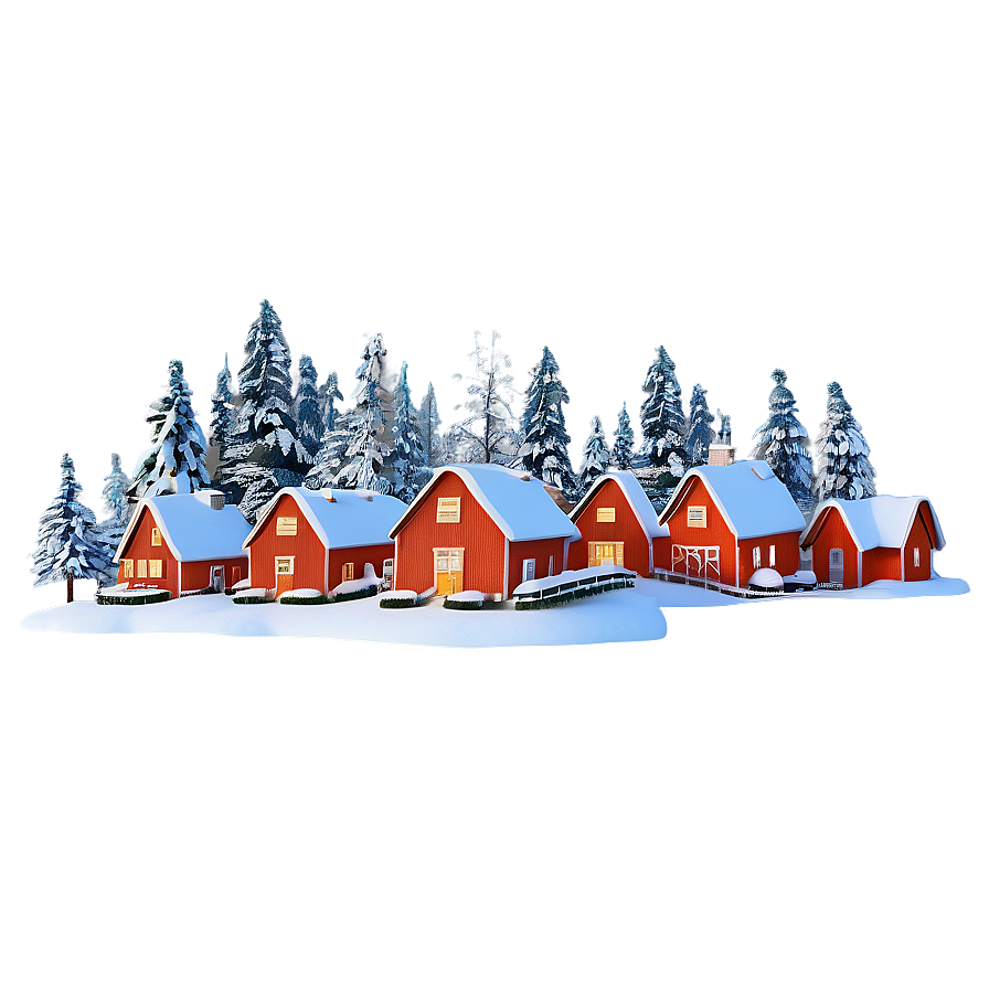 Finnish Winter Village Png Hoo