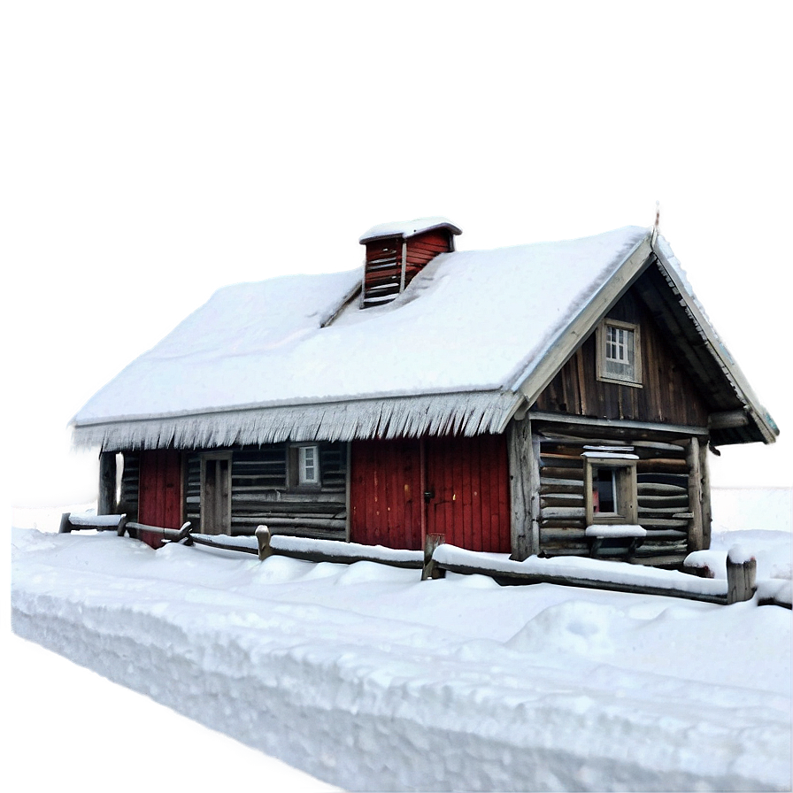 Finnish Winter Village Png Pft53