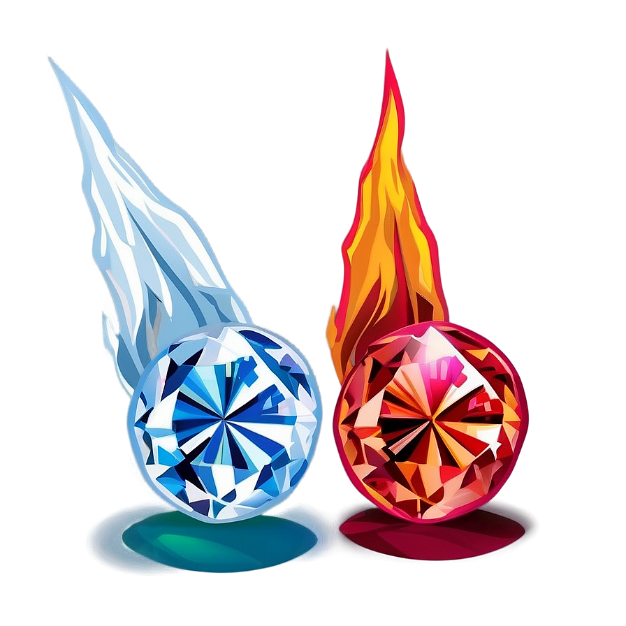 Fire And Ice Diamonds Png 05242024