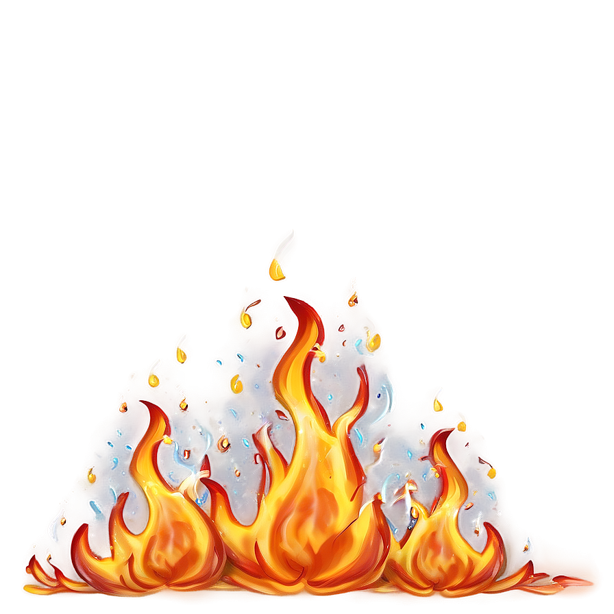 Fire Border Png 43 PNG Image