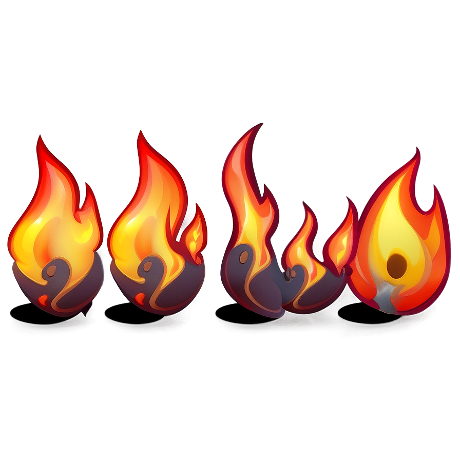 Fire Emoji Cartoon Png Qdo47