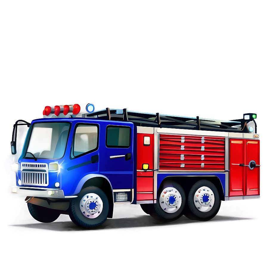 Fire Engine Car Vector Png Qjl