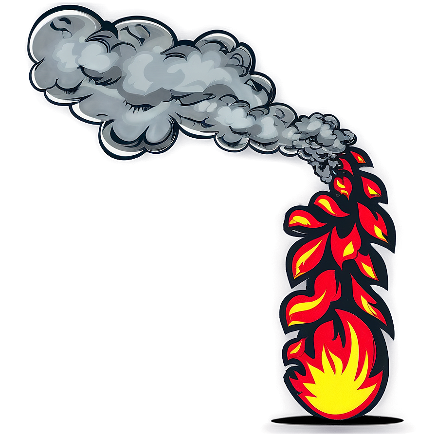 Fire Explosion Cartoon Png Hav