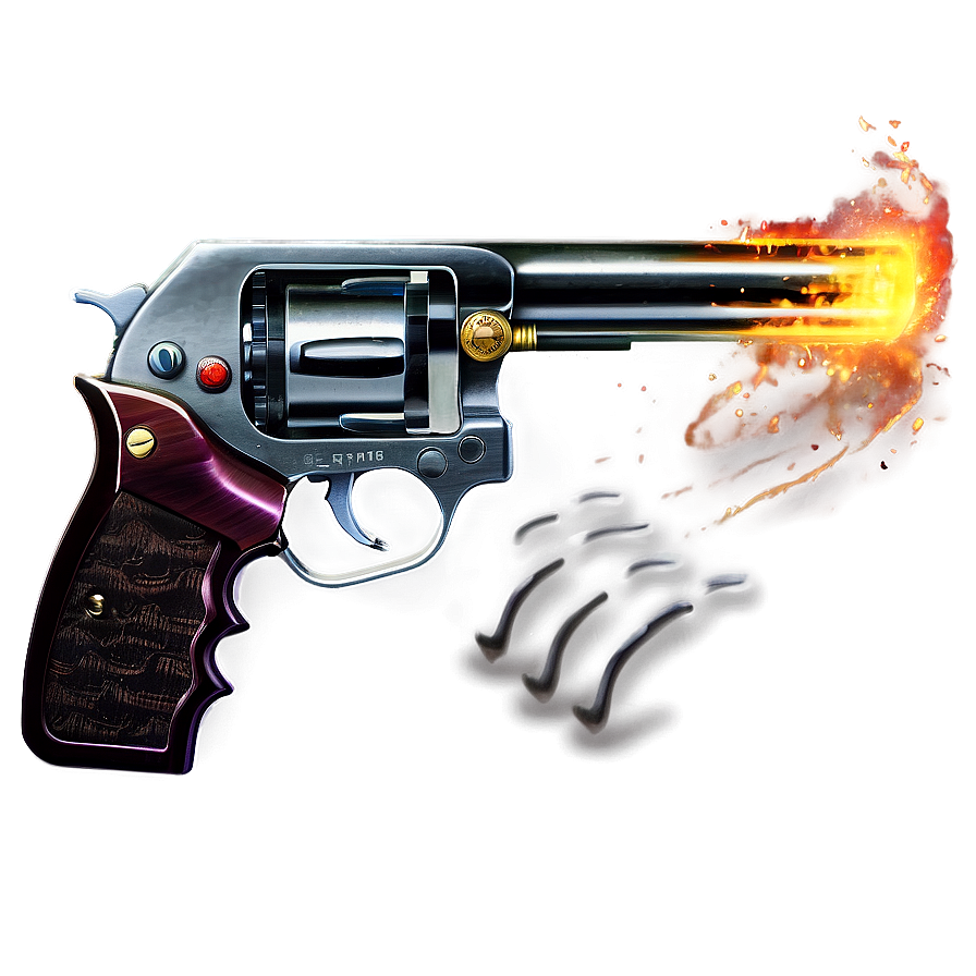 Fire Gun Flash Artwork Png 81