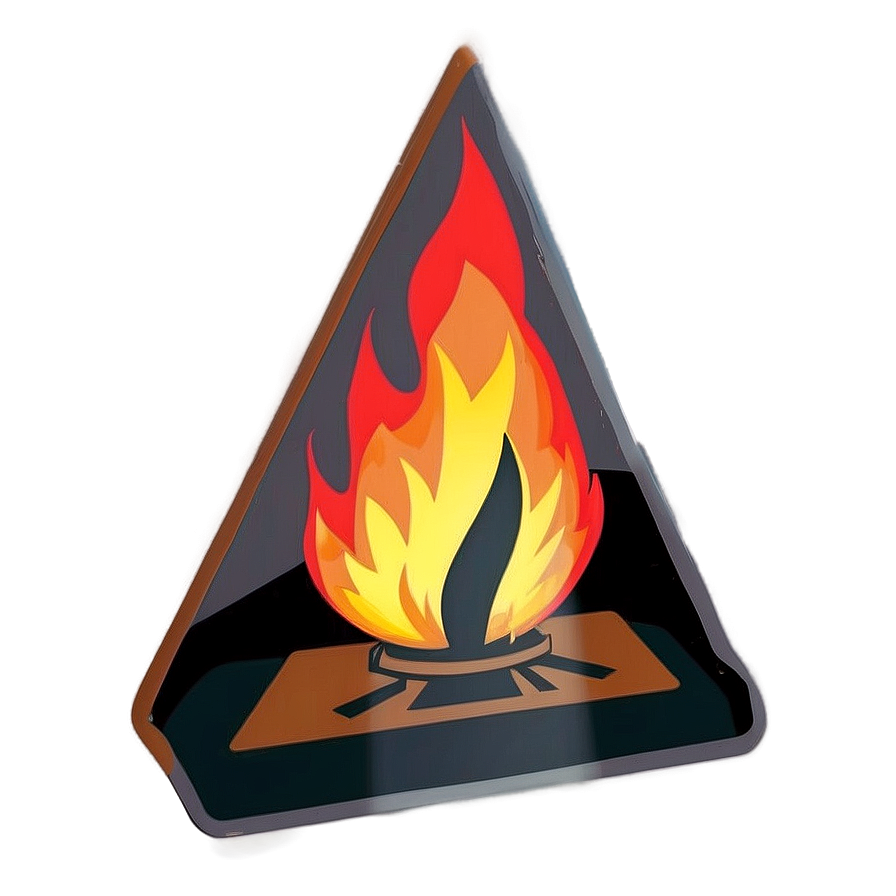 Fire Hazard Warning Png D