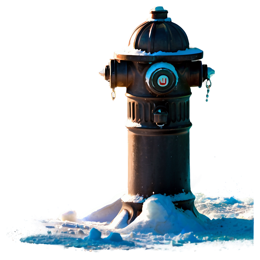 Fire Hydrant In Snow Png 20