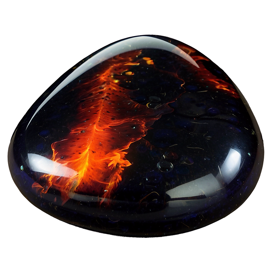 Fire Obsidian Cabochon Png 69