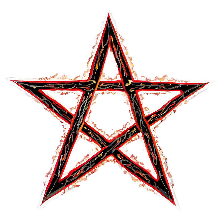 Fire Pentagram Drawing Png 98