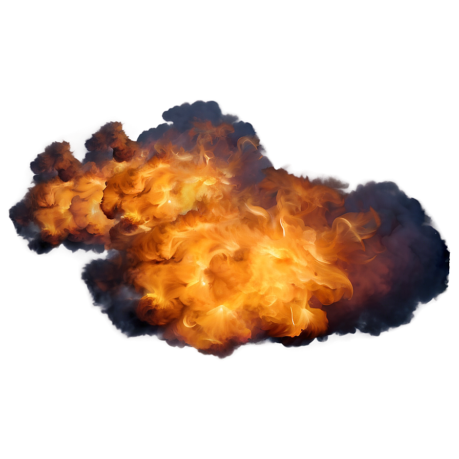 Fire Smoke Burst Png Plr