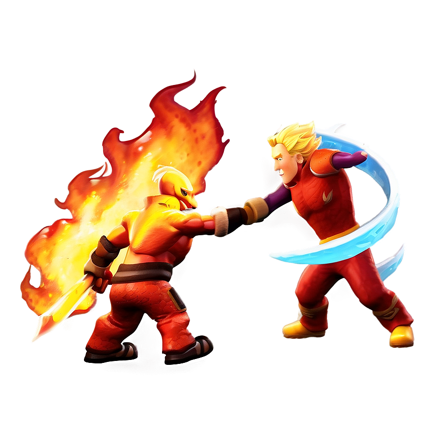 Fire Vs Ice Showdown Png 05252024