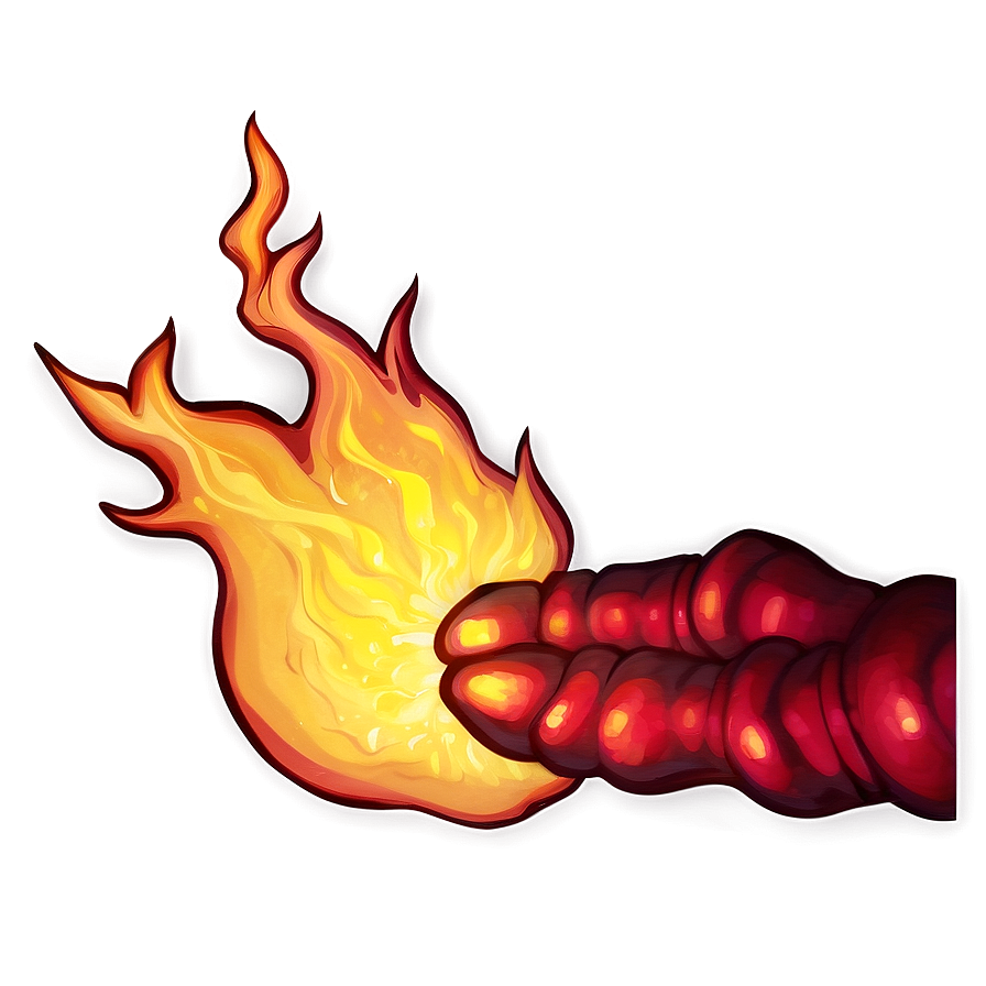 Fireball Cartoon Art Png 97