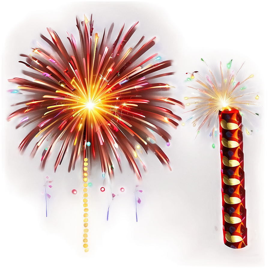 Firecracker New Year Png 29