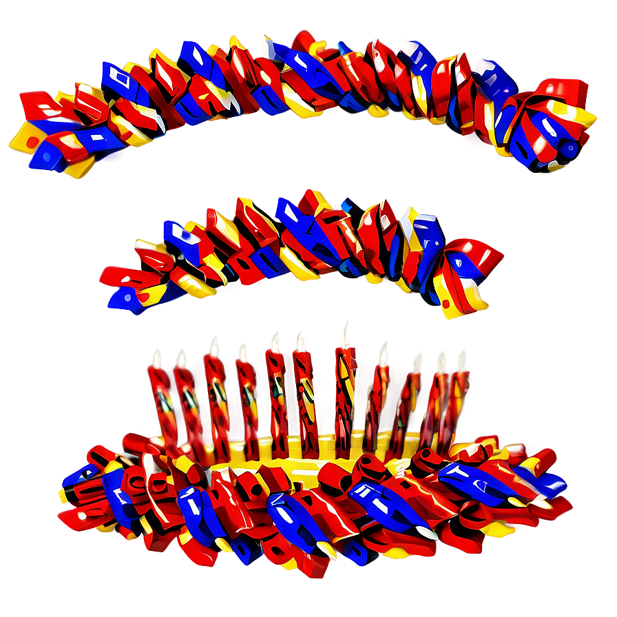 Firecrackers Festive Garland Png Qmf11