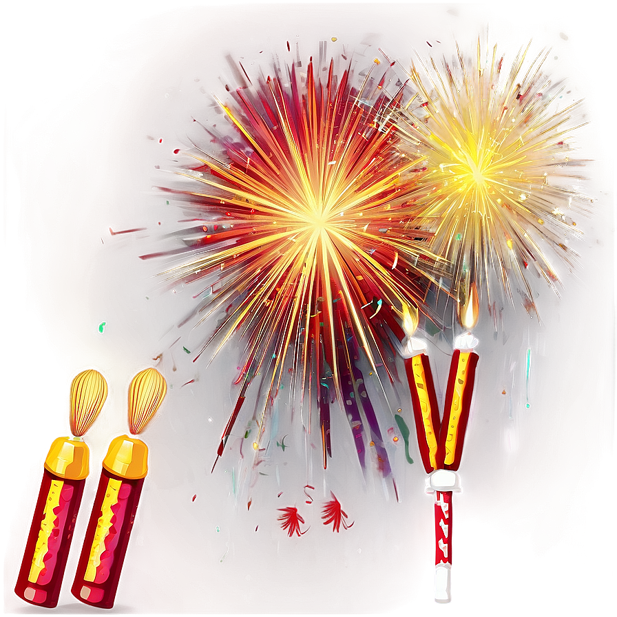 Firecrackers Vector Art Png 11