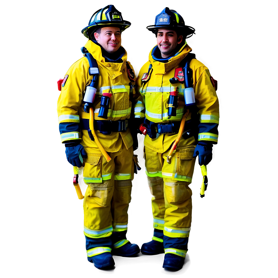 Firefighter And Paramedic Together Png Jcx81