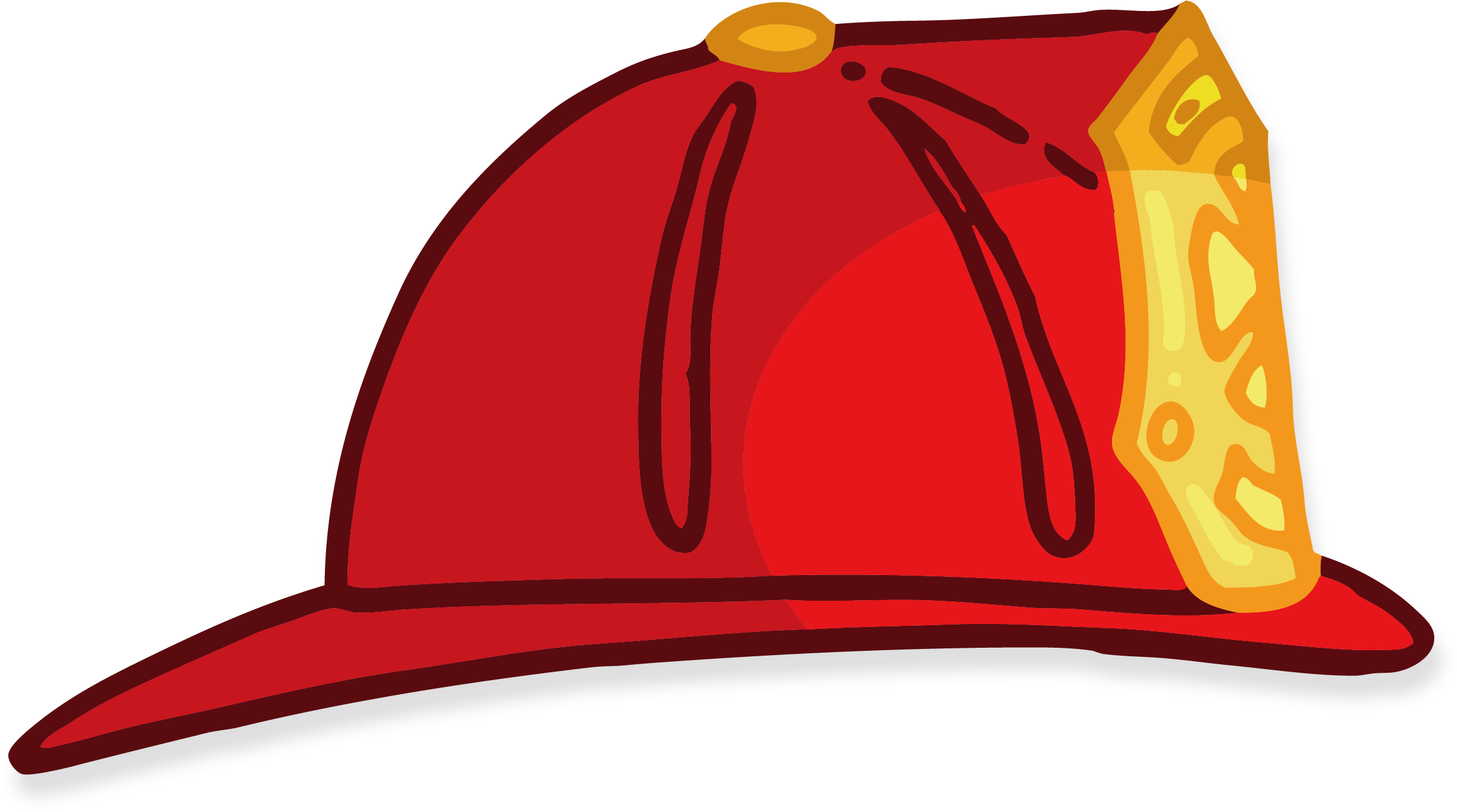 Firefighter Helmet Cartoon