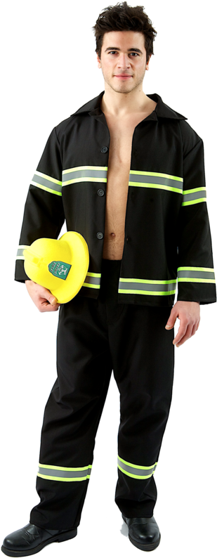 Firefighter Uniform Portrait