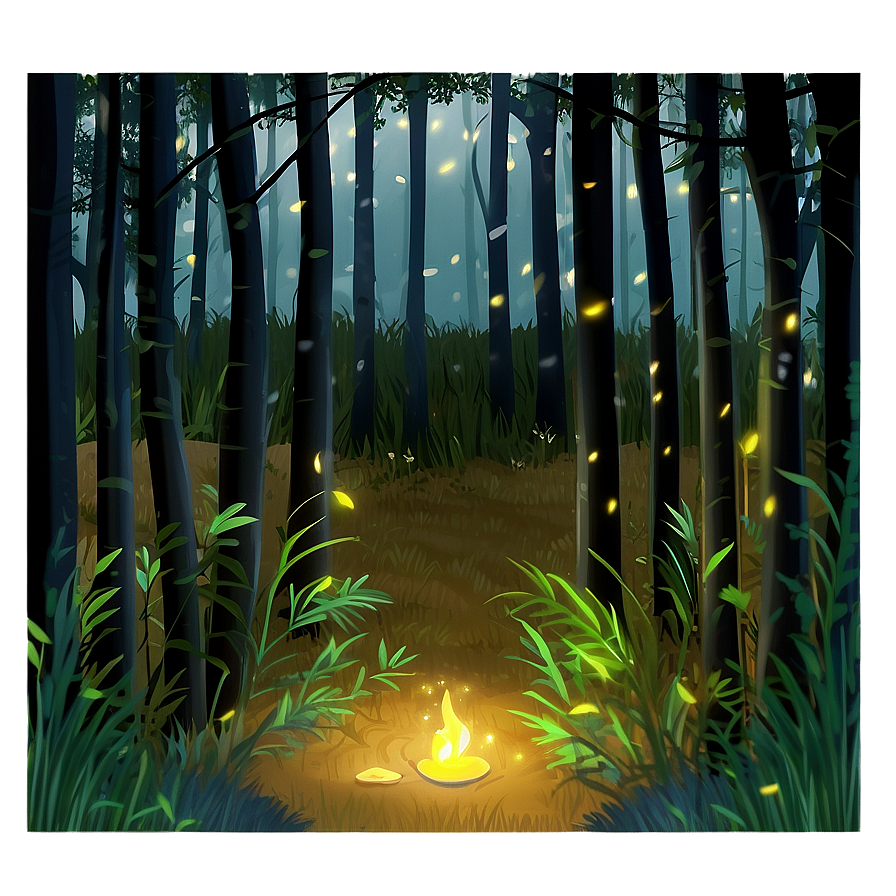 Firefly Lit Woods Png Yus