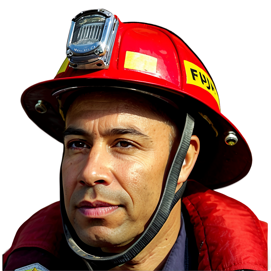 Fireman Portrait Png Kal