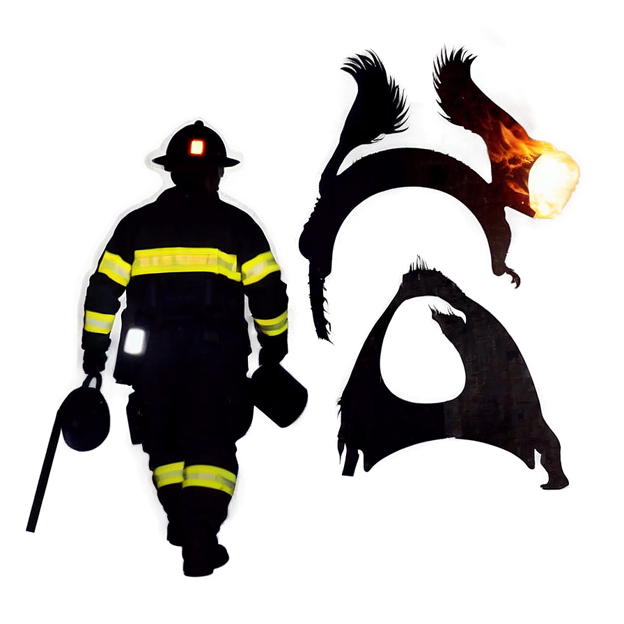 Fireman Silhouette Png Bnx66