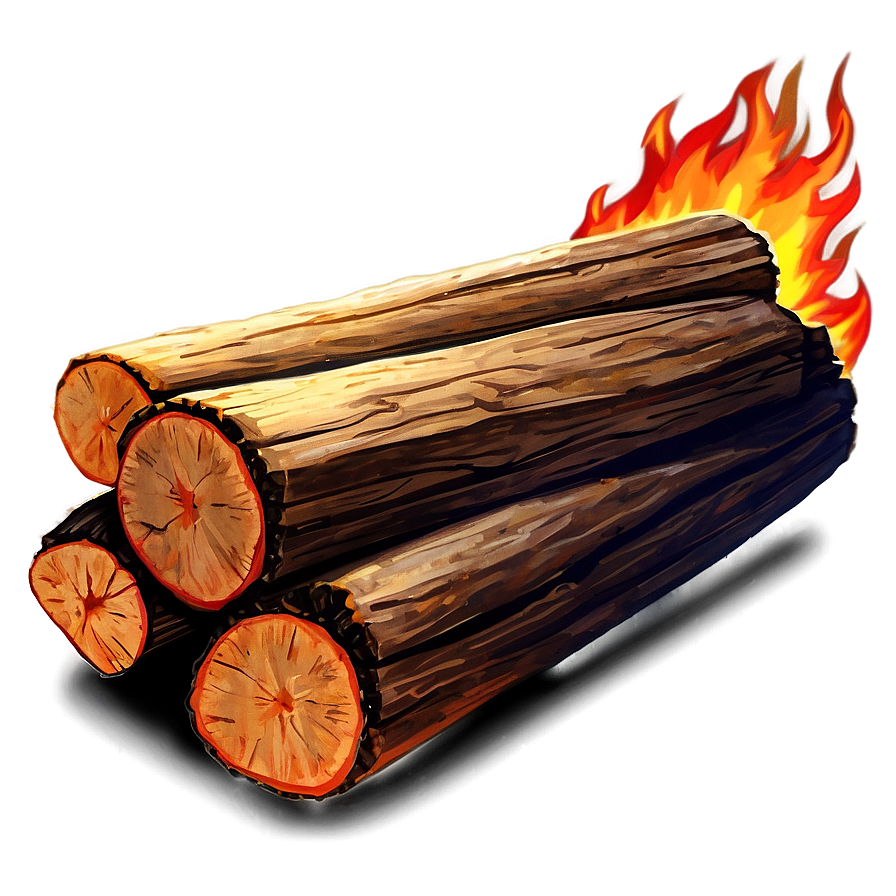 Firewood Warmth Glow Png Sei92