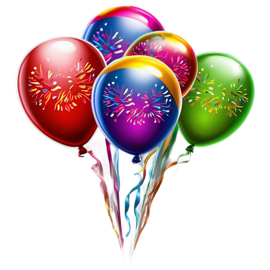 Firework Balloons Png Kln