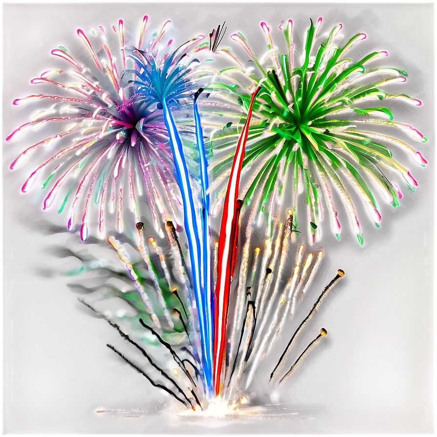 Fireworks Composition Png Oil