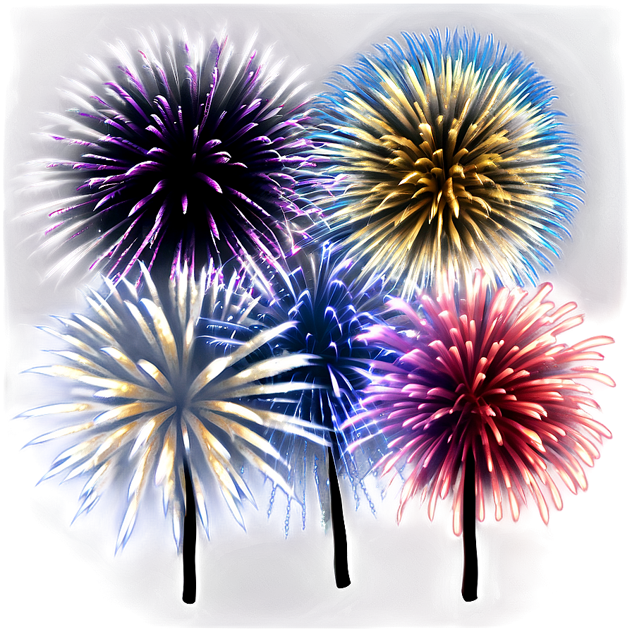 Fireworks Set Png 9