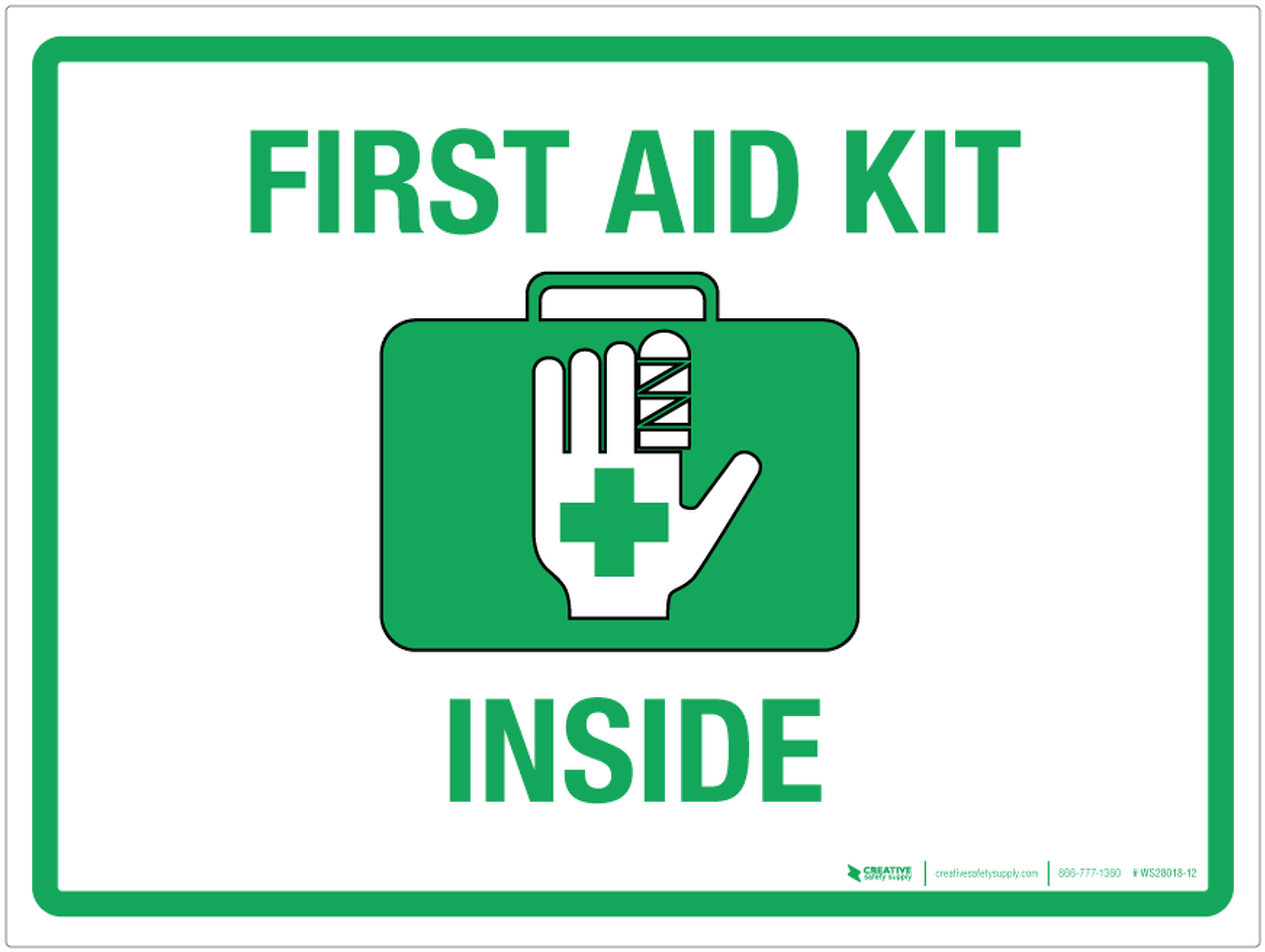 First Aid Kit Signage