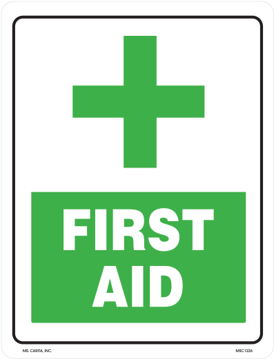 First Aid Sign