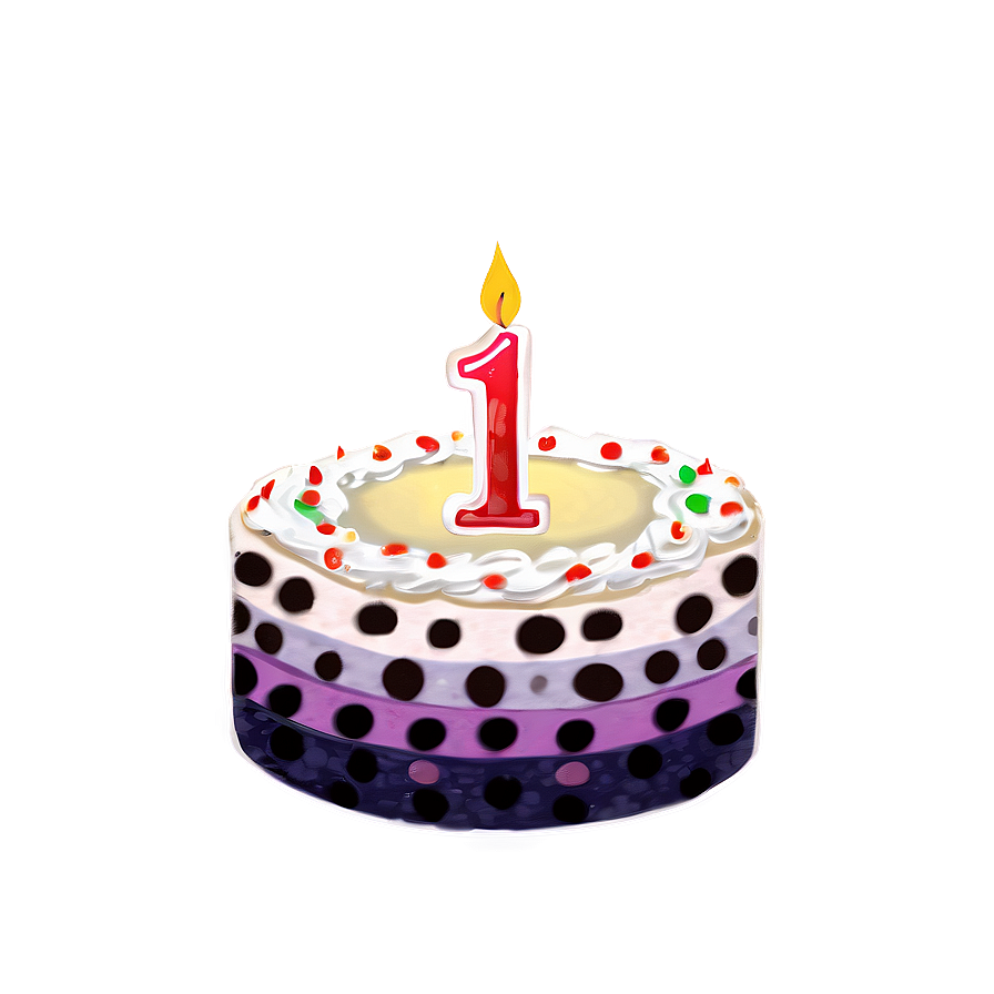 First Birthday Cake Png 05042024