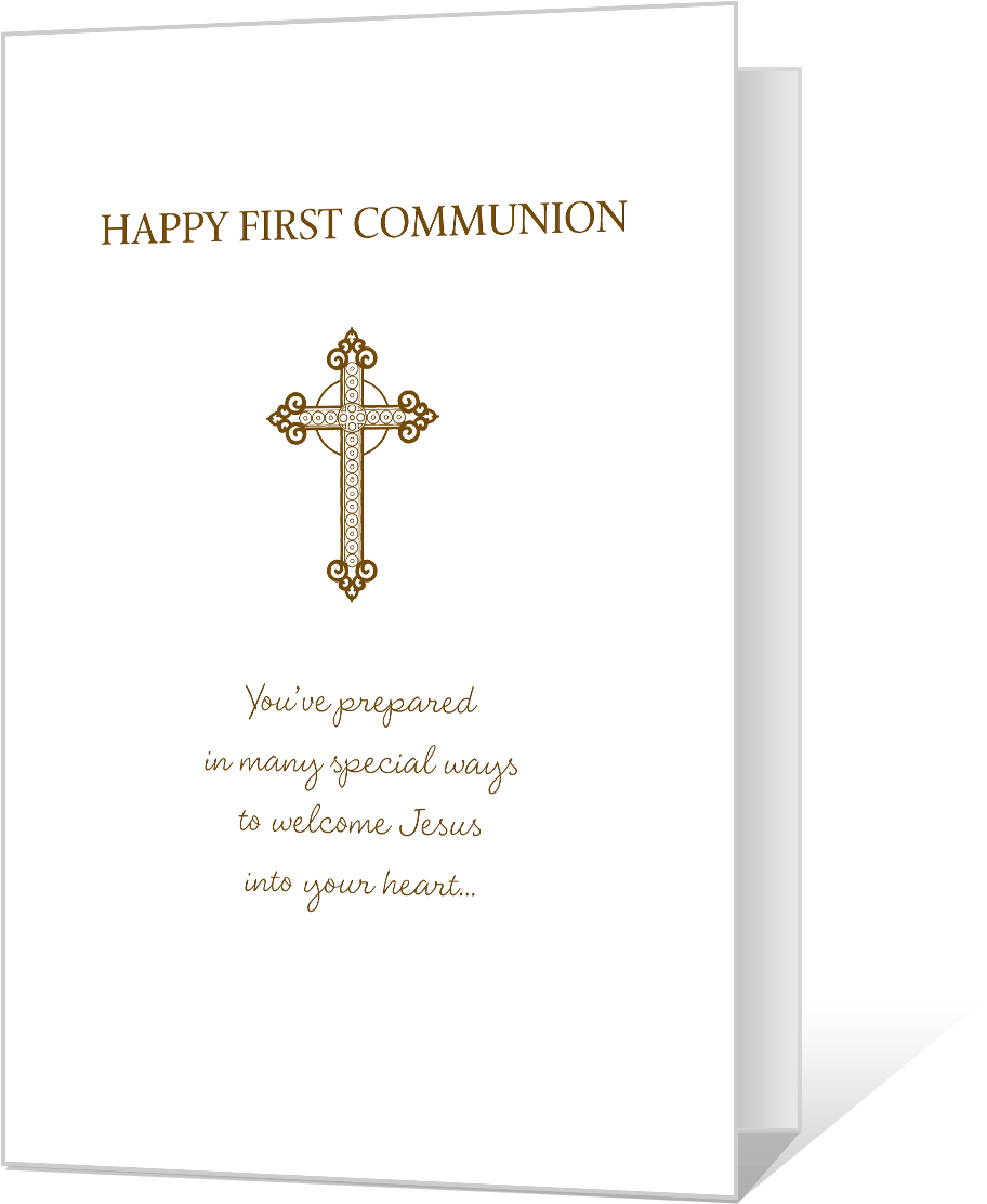 First Communion Greeting Card