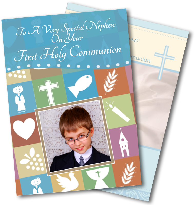 First Holy Communion Cardsfor Nephew