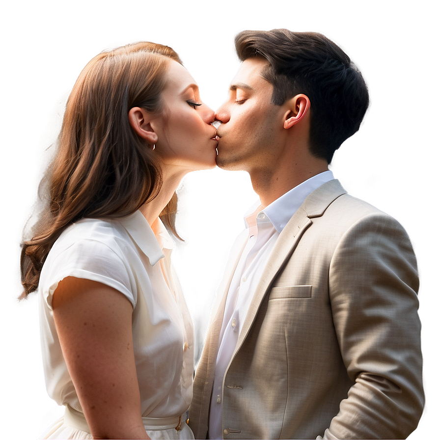 First Kiss Dating Moment Png Xkt