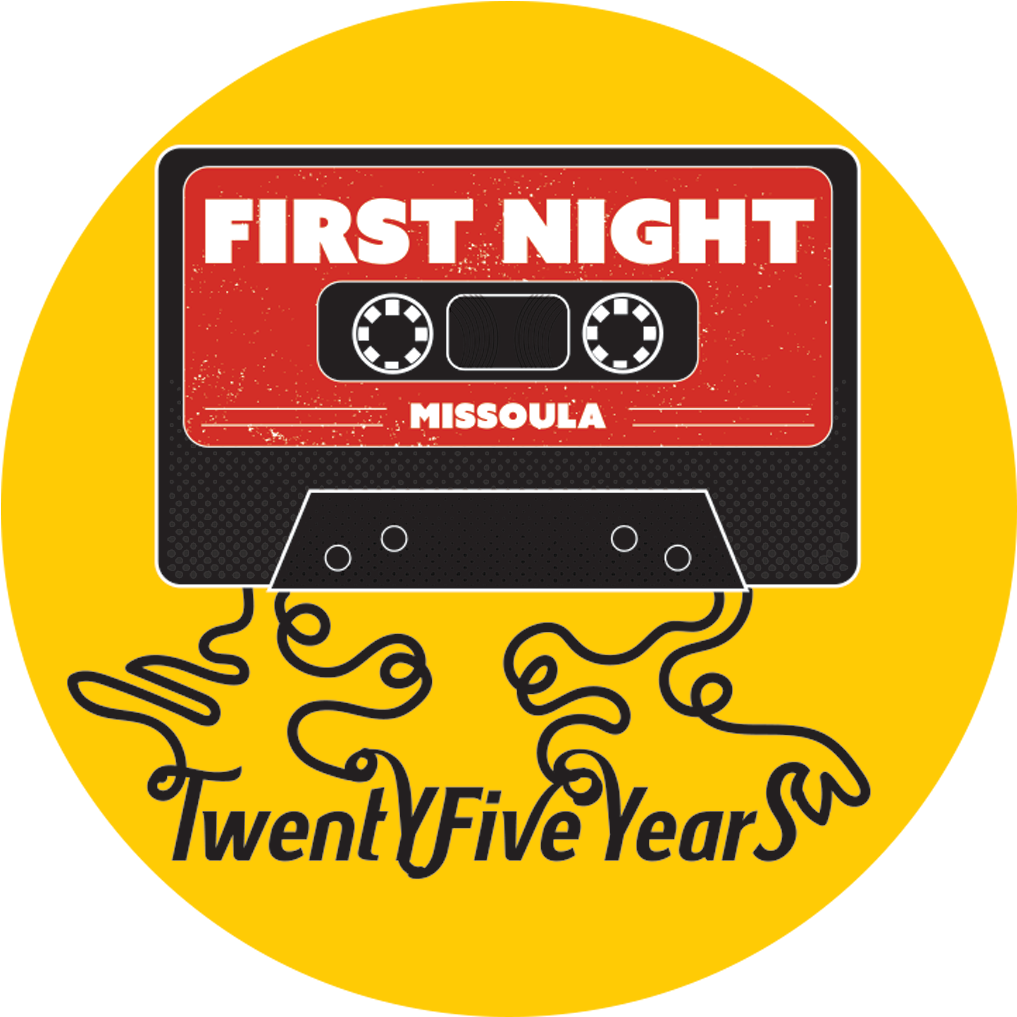 First Night Missoula25 Years Cassette Design