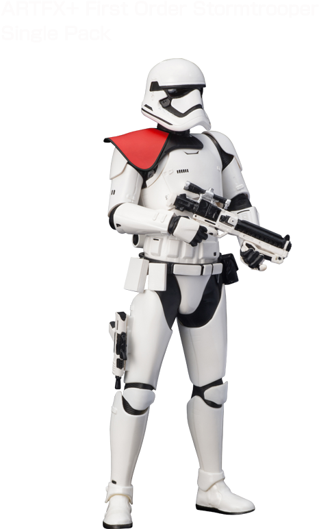 First Order Stormtrooper Figure With Blaster