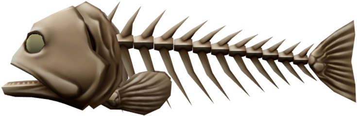 Fish Skeleton3 D Model