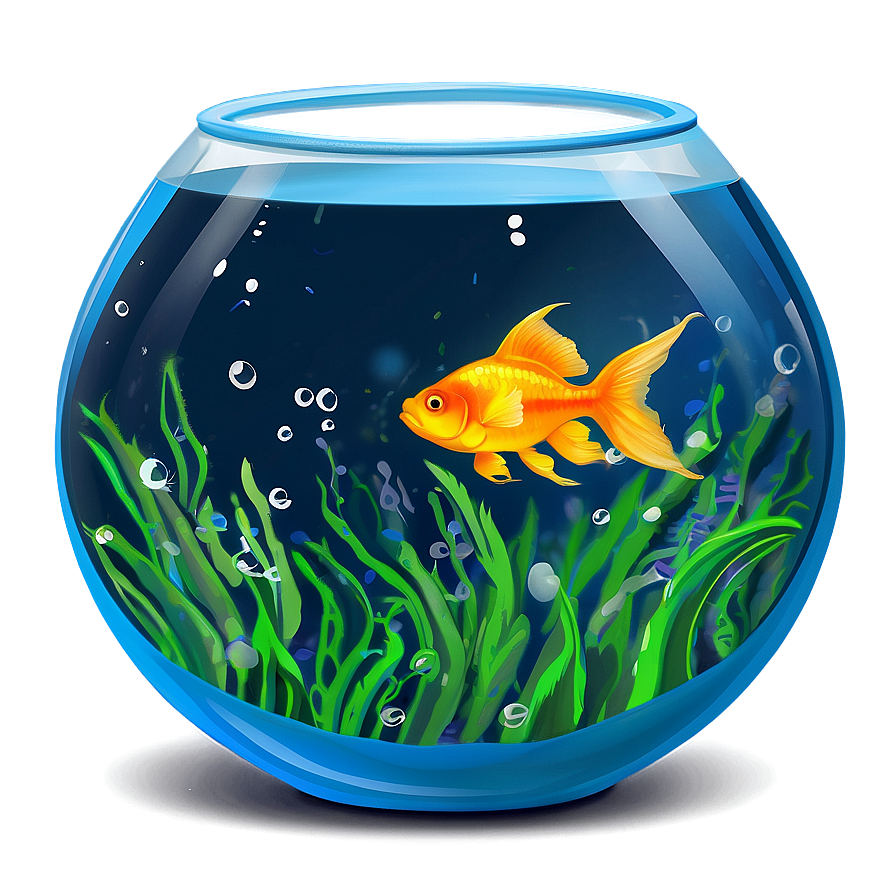 Fishbowl With Goldfish Png 06212024