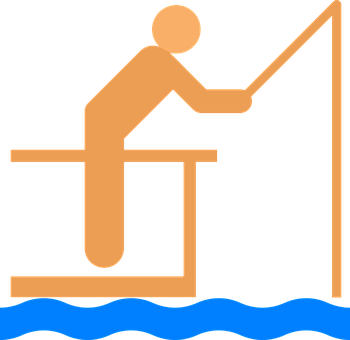 Fishing Icon Pictogram