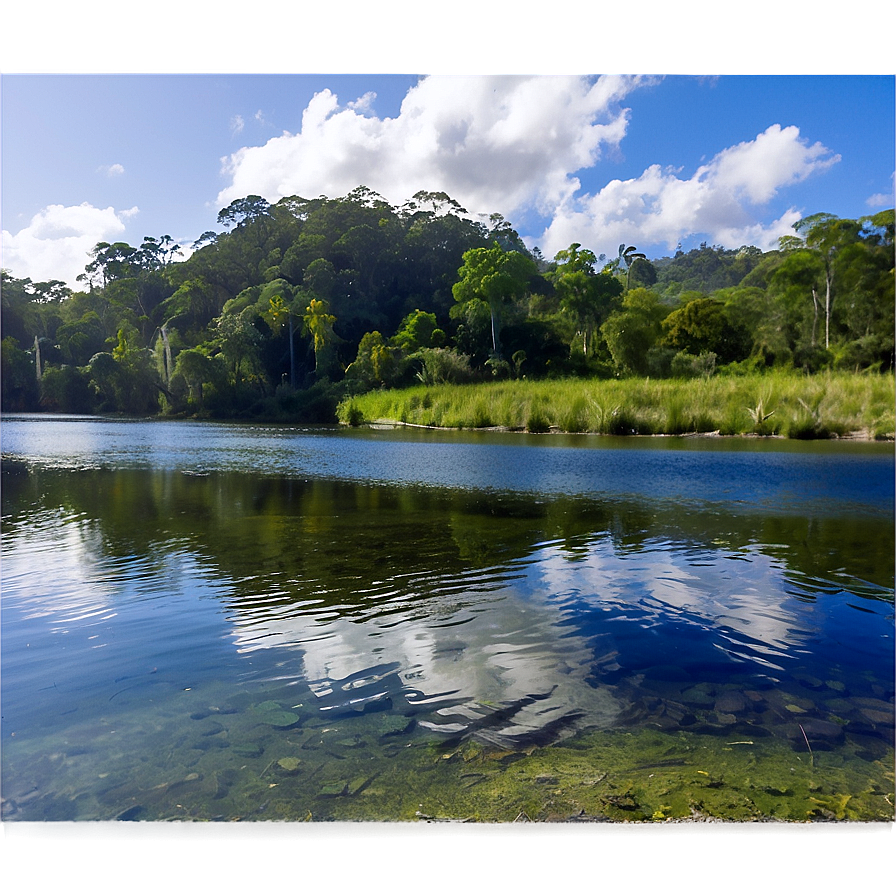 Fishing Spot Near Rural Dam Png Mbf76