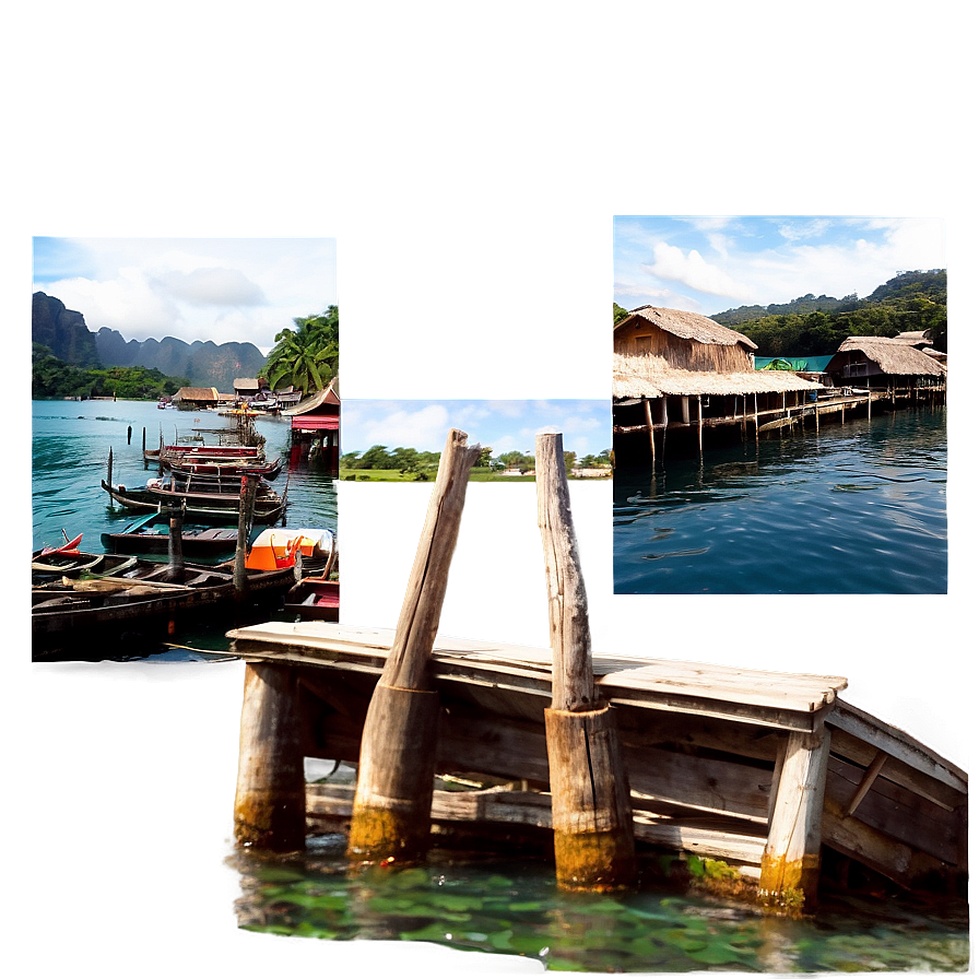 Fishing Village Dock Png Bpf